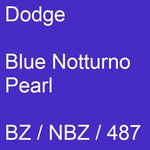 Dodge, Blue Notturno Pearl, BZ / NBZ / 487.